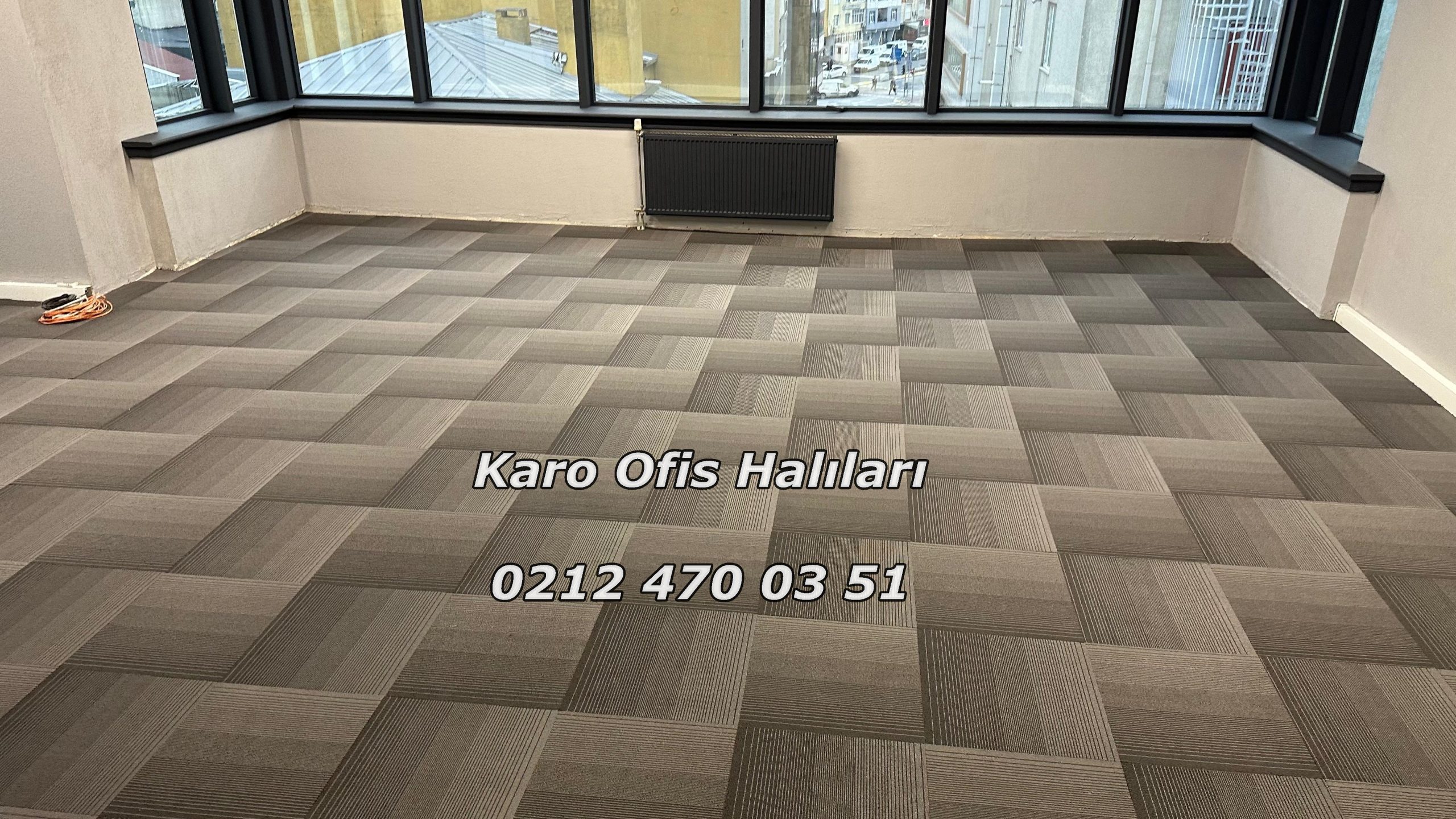 desenli ofis halısı otel makam odası toplantı salon halısı karo halı